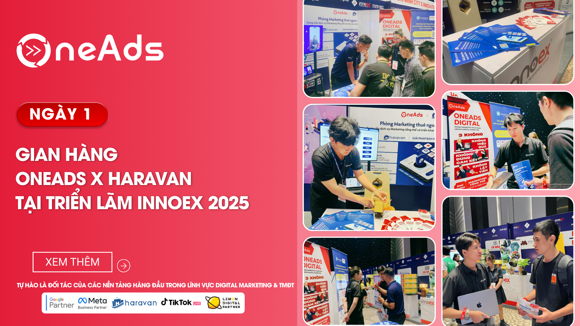 [Ngày 1] GIAN HÀNG ONEADS x HARAVAN TẠI TRIỂN LÃM INNOEX 2024