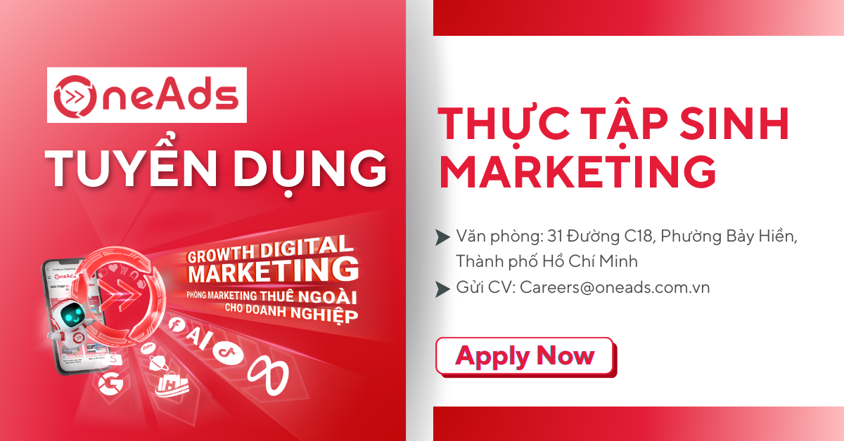 Tuyển Dụng Thực Tập Sinh Digital Marketing Full-time [Hồ Chí Minh]