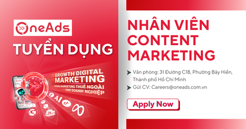 Tuyển Dụng Nhân Viên Content Marketing [Hồ Chí Minh]