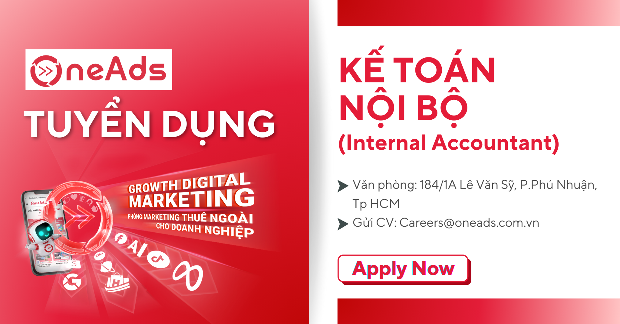 Tuyển Dụng Kế Toán Nội Bộ [Phú Nhuận][Hồ Chí Minh]