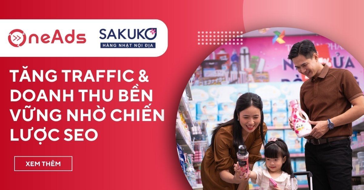 Chiến lược SEO giúp Sakuko tiếp cận đúng nhu cầu mua hàng Nhật nội địa