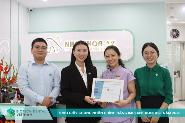 HÀNH TRÌNH TRAO GIẤY CHỨNG NHẬN IMPLANT KONTACT CHÍNH HÃNG