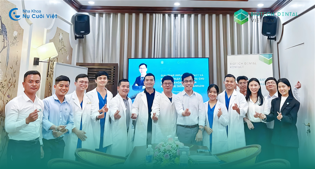 RECAP: BIOTECH DENTAL VIETNAM ĐỒNG HÀNH CÙNG NHA KHOA NỤ CƯỜI VIỆT TRONG BUỔI TOẠ ĐÀM VỀ IMPLANT VÀ NHA CHU