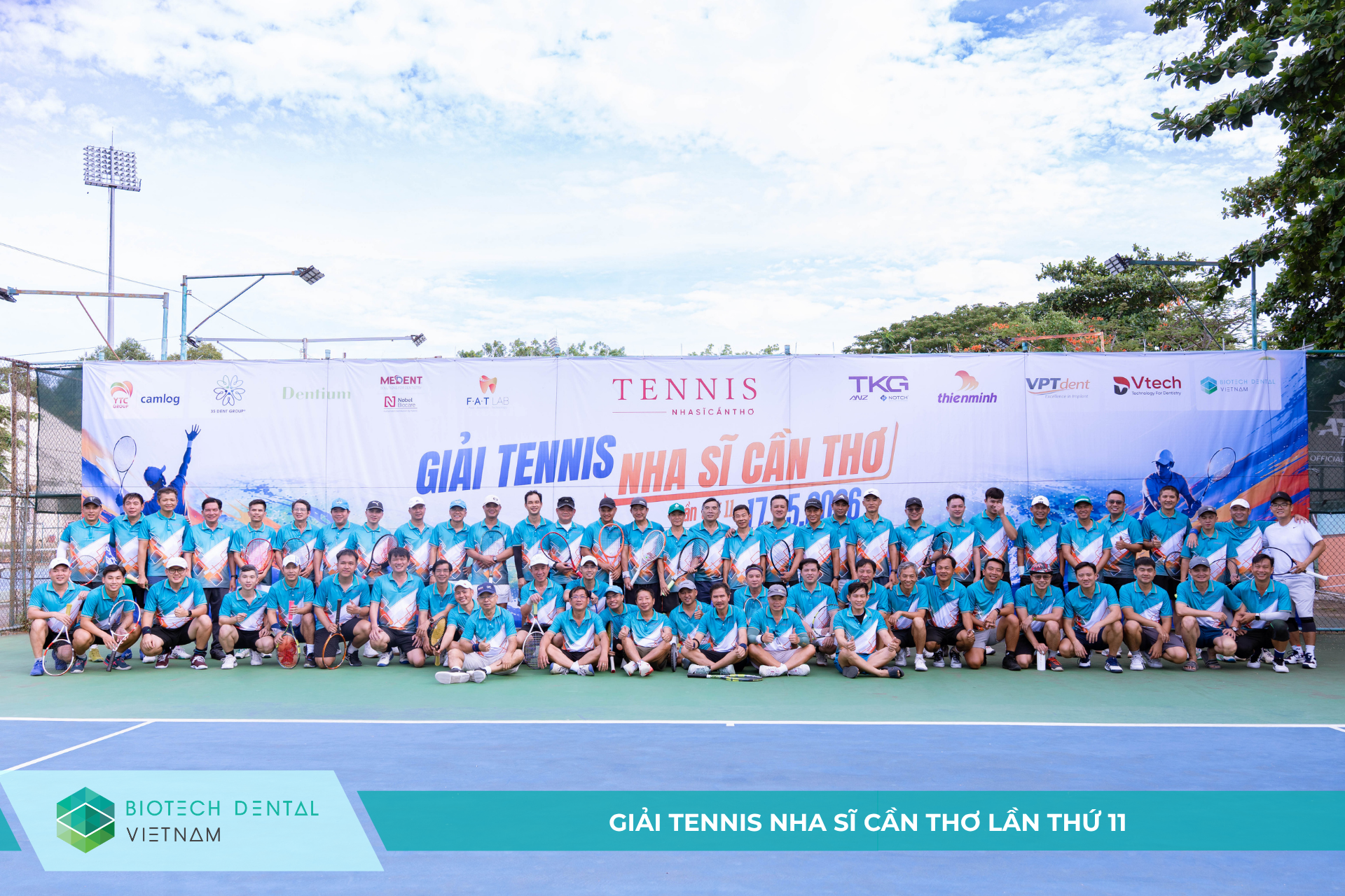 BÙNG NỔ NHIỆT HUYẾT TẠI GIẢI TENNIS NHA SĨ CẦN THƠ LẦN THỨ 11!