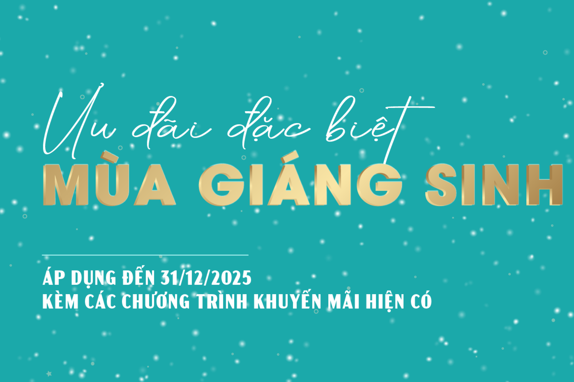 GIÁNG SINH 2025: MUA MỘT NHẬN NHIỀU – ƯU ĐÃI CHỒNG ƯU ĐÃI