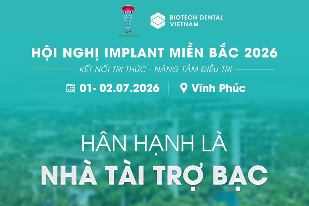 THÁNG 7 NÀY: HẸN GẶP QUÝ BÁC SĨ TẠI HỘI NGHỊ IMPLANT MIỀN BẮC 2026! 🦷✨