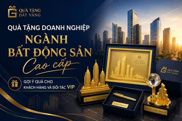 Quà tặng doanh nghiệp ngành bất động sản cao cấp: Gợi ý quà cho khách hàng và đối tác VIP