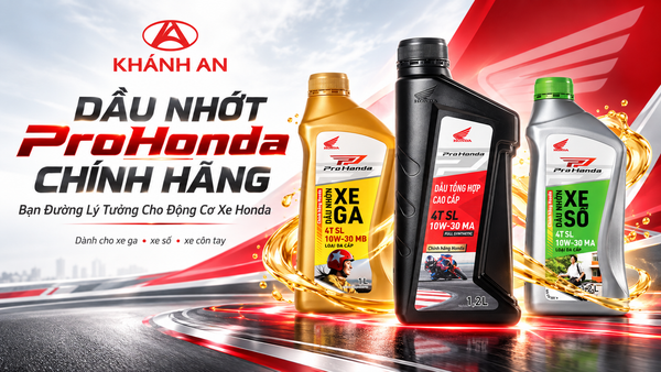 Dầu Nhớt ProHonda Chính Hãng – Bạn Đường Lý Tưởng Cho Động Cơ Xe Honda