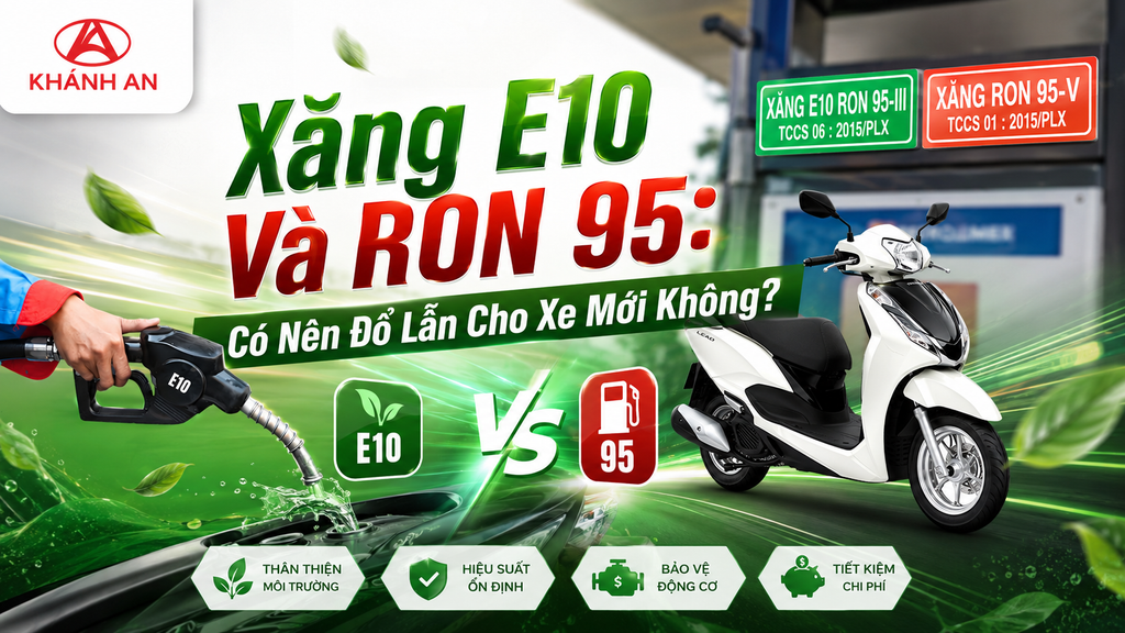 Xăng E10 Và RON 95: Có Nên Đổ Lẫn Cho Xe Mới Không?