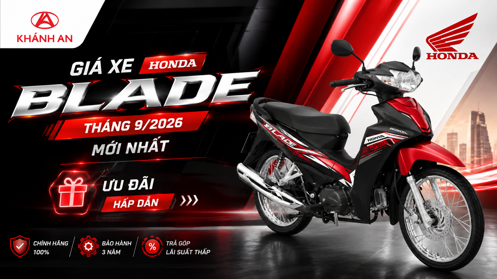 Giá Xe Honda Blade Tháng 9/2026 Mới Nhất Và Ưu Đãi