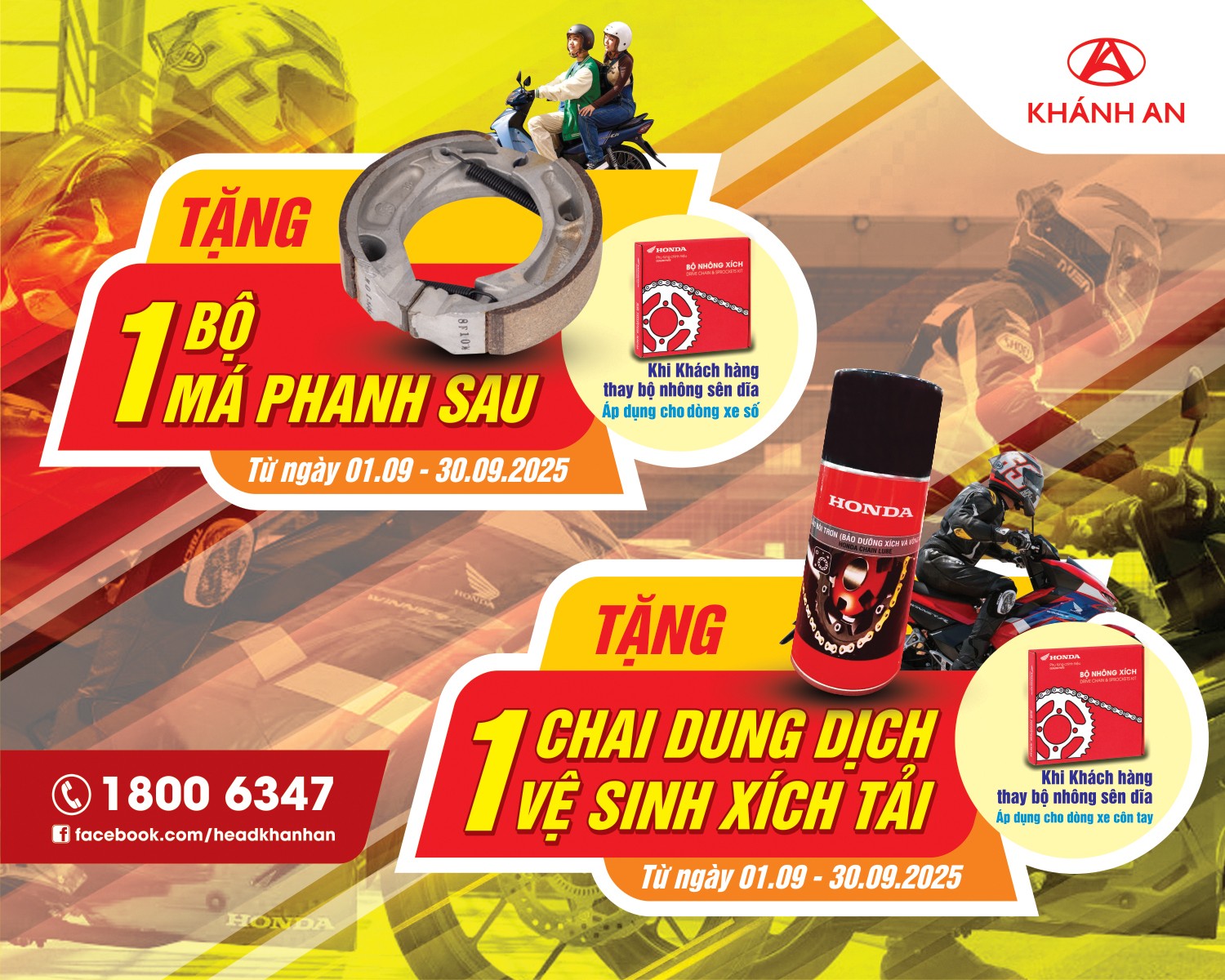 Ưu Đãi Đặc Biệt Tháng 9, Chăm Sóc Xe Yêu Với Chương Trình Khuyến Mãi Từ HEAD Khánh An