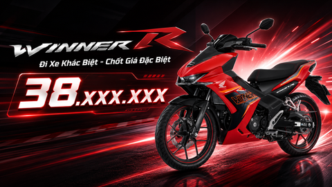 Flash Sale Honda Winner R: Giá Chỉ Từ 38 Triệu (Bao Giấy Tờ)