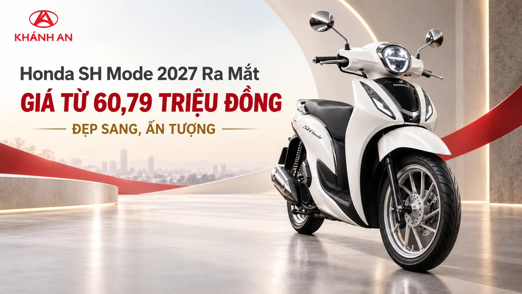 Honda SH Mode 2027 Ra Mắt: Giá Từ 60,79 Triệu Đồng