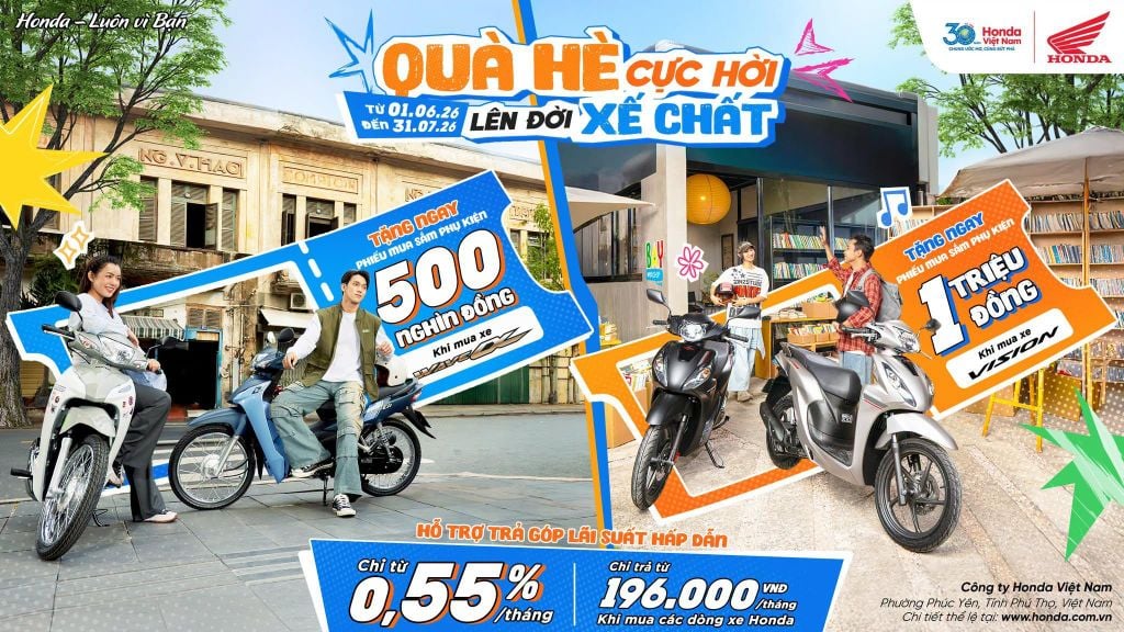 Quà Hè Cực Hời - Lên Đời Xế Chất Cùng Honda: Cơ Hội Vàng Sở Hữu Xe 2026