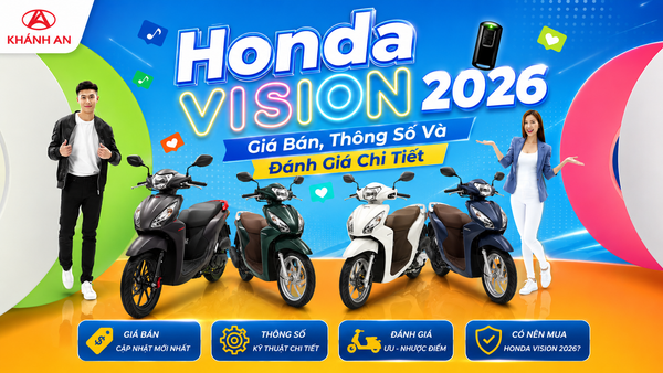Honda Vision 2026: Giá Bán, Thông Số Và Đánh Giá Chi Tiết