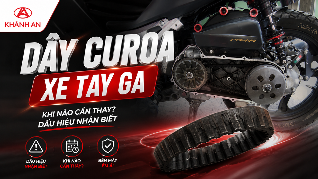 Dây Curoa Xe Tay Ga: Khi Nào Cần Thay Và Dấu Hiệu Nhận Biết