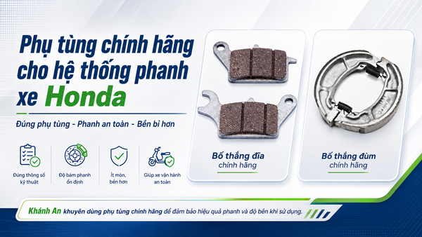 Xe máy Honda thắng không ăn: Khi nào cần thay bố thắng, đĩa thắng?