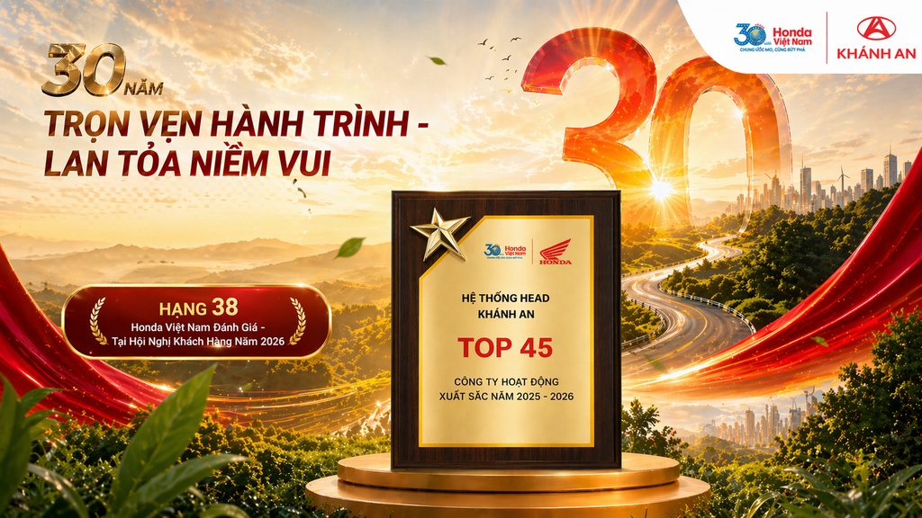 KHÁNH AN ĐẠT TOP 45 CÔNG TY XUẤT SẮC TOÀN QUỐC