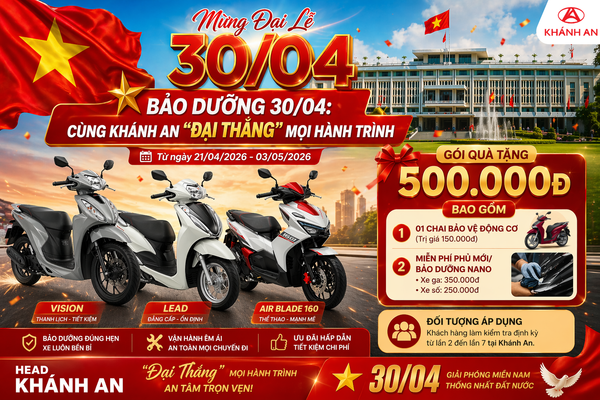 Bảo Dưỡng 30/04: Cùng Khánh An 