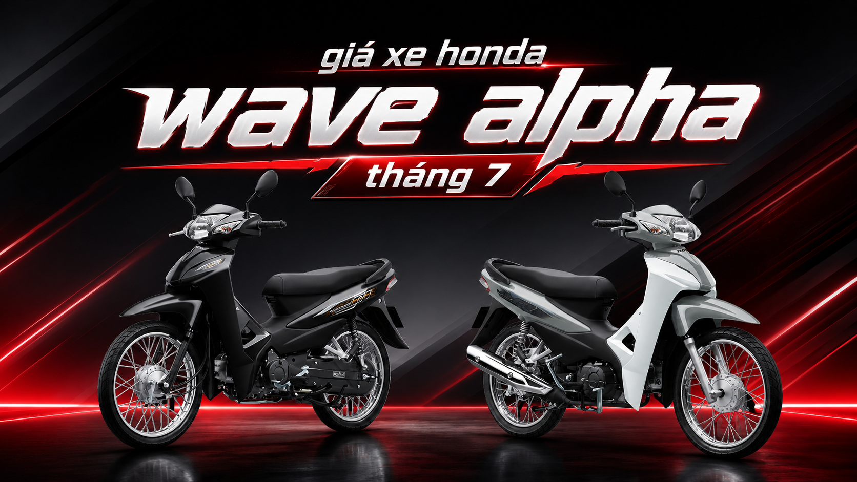 Bảng Giá Xe Honda Wave Alpha Tháng 7/2026 Mới Nhất
