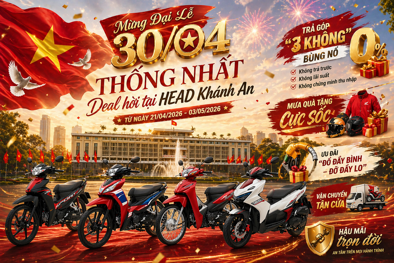 Mừng Đại Lễ 30/04: 