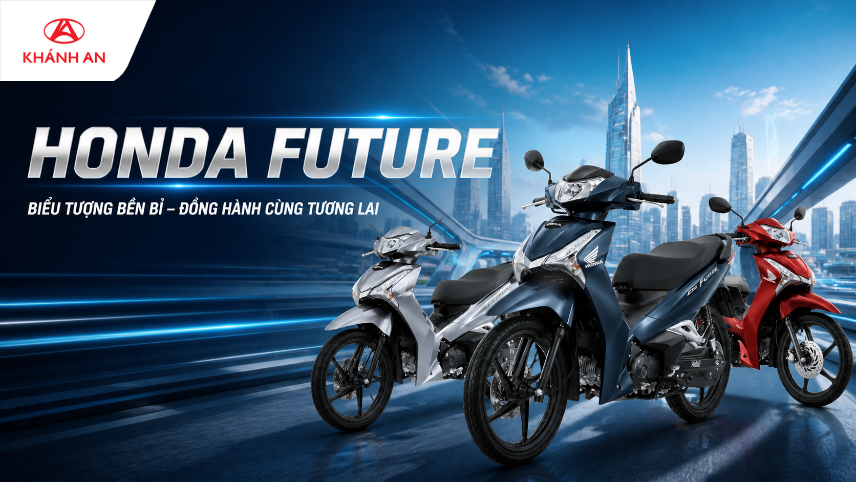 Honda Future 125 FI: Thiết kế sang trọng, chỉ 1,47L/100km