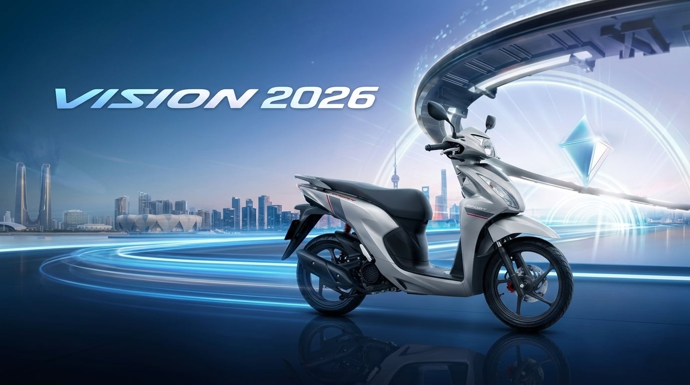 Giá Xe Vision 2026 Hôm Nay: Lăn Bánh Bao Nhiêu? Bản Nào Đáng Mua Nhất
