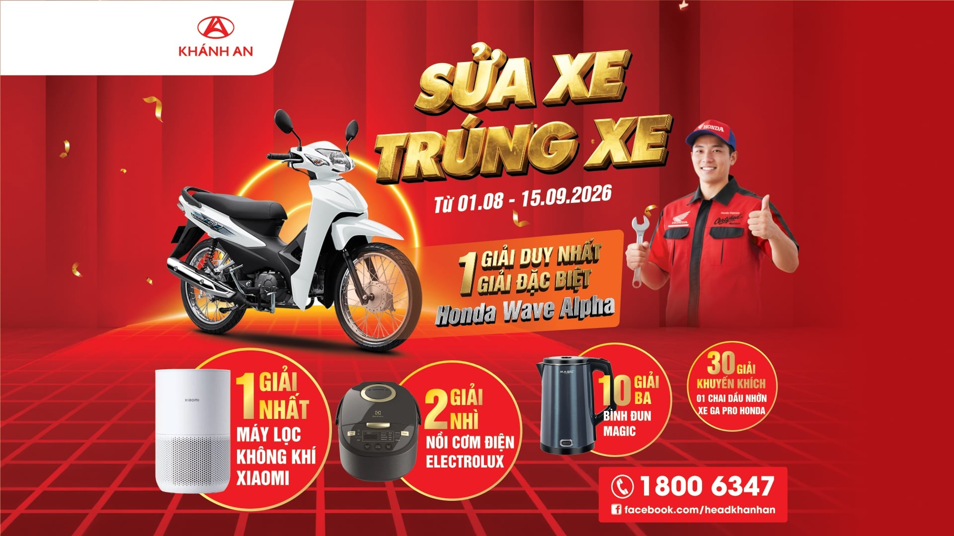 Sửa Xe Trúng Xe Tại HEAD Khánh An: Cơ Hội Nhận Quà Tặng Hấp Dẫn