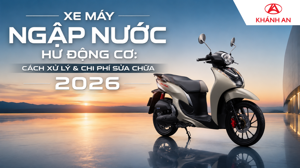 Xe Máy Ngập Nước Hư Động Cơ: Cách Xử Lý & Chi Phí Sửa Chữa 2026