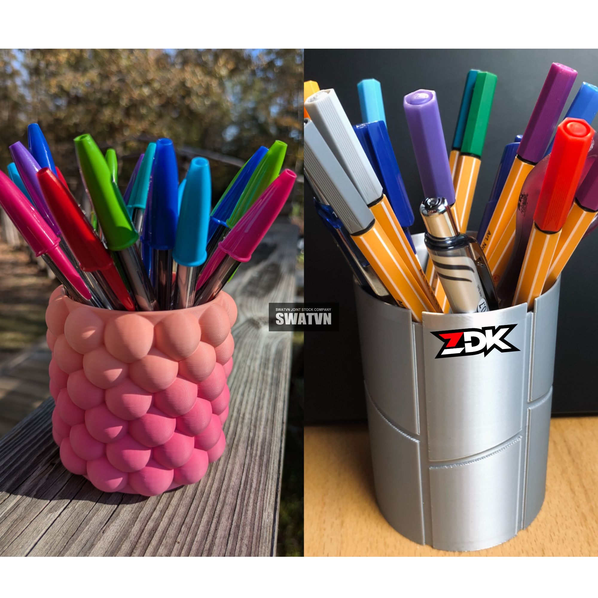 HỘP ĐỰNG BÚT IN 3D THEO YÊU CẦU – TÙY CHỈNH KÍCH THƯỚC, KIỂU DÁNG & LOGO