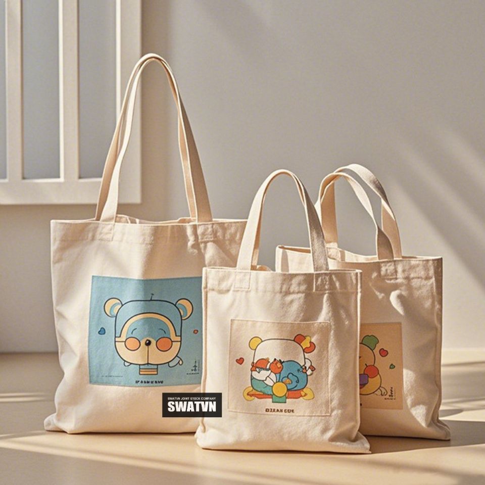 HƯỠNG DẪN MAY TÚI TOTE VẢI CANVAS ĐẸP VÀ TIỆN DỤNG TẠI NHÀ