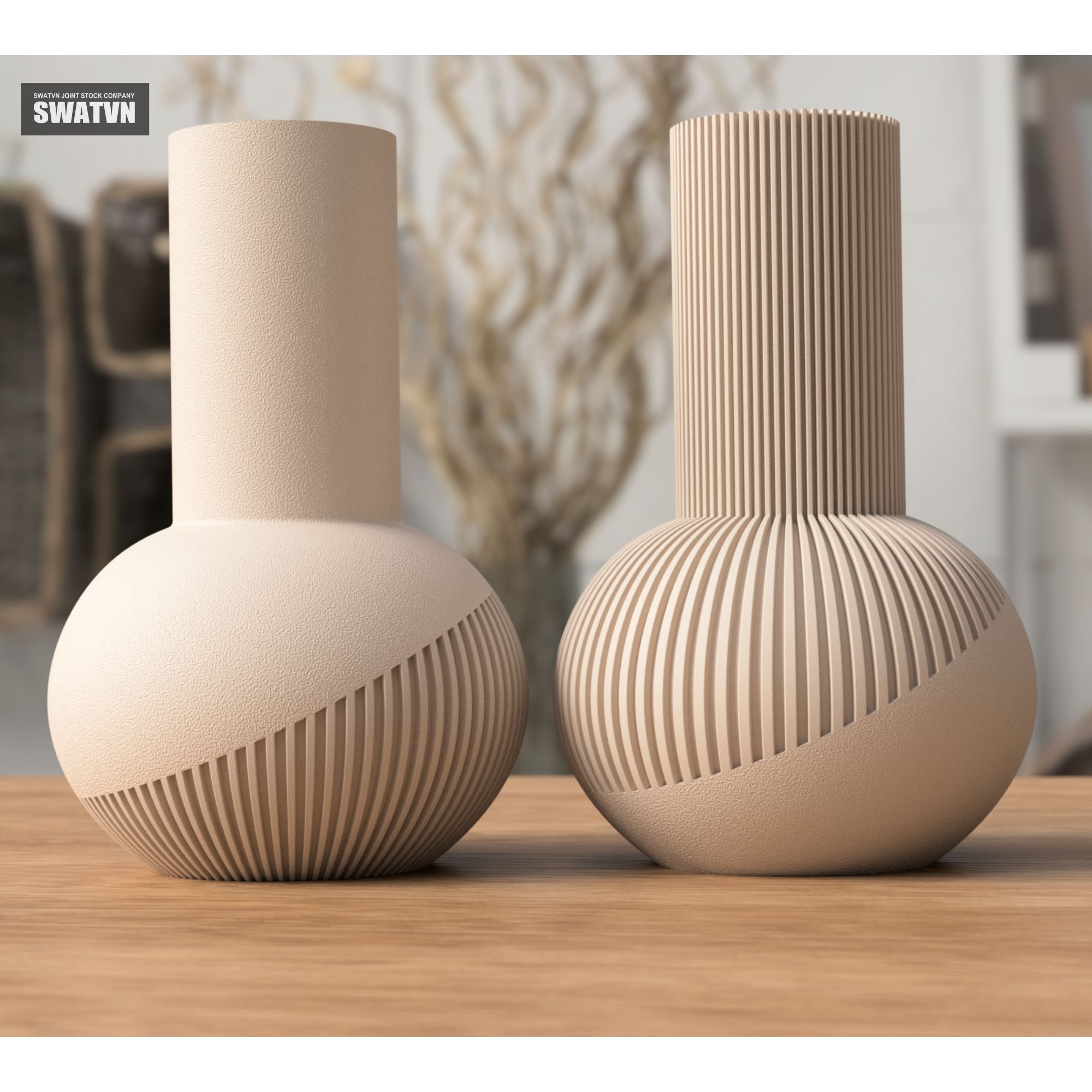 XƯỞNG SẢN XUẤT LỌ HOA BẰNG NHỰA IN 3D – NHẬN ĐẶT HÀNG THEO YÊU CẦU SỐ LƯỢNG NHỎ & LỚN