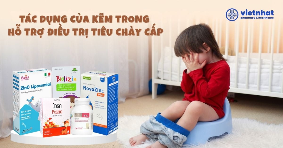 Tác Dụng Của Kẽm Trong Hỗ Trợ Điều Trị Tiêu Chảy Cấp