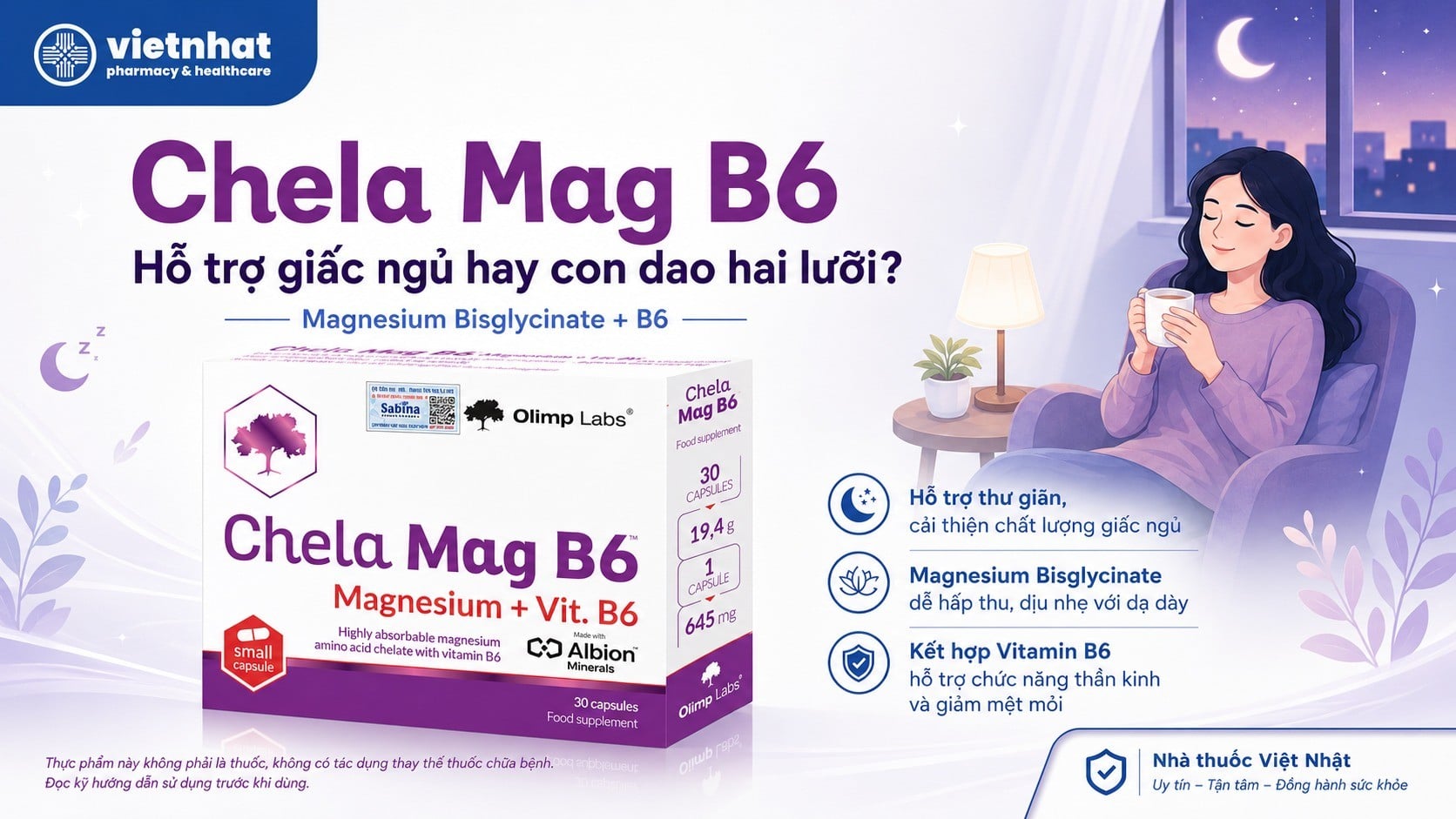 Review Chela Mag B6: Giải pháp vàng cho giấc ngủ hay con dao hai lưỡi gây độc thần kinh?