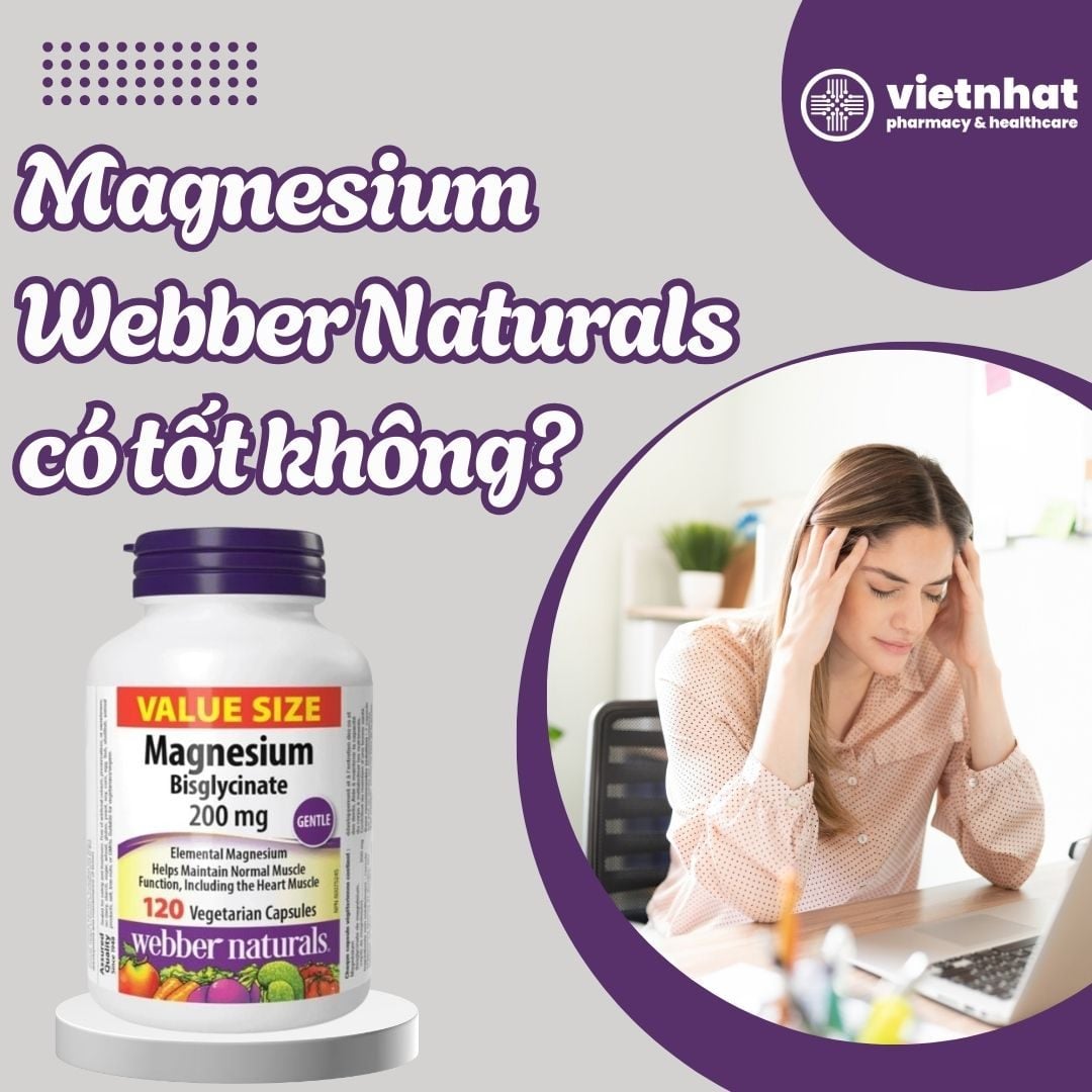 [Review] Magnesium Webber Naturals có tốt không?