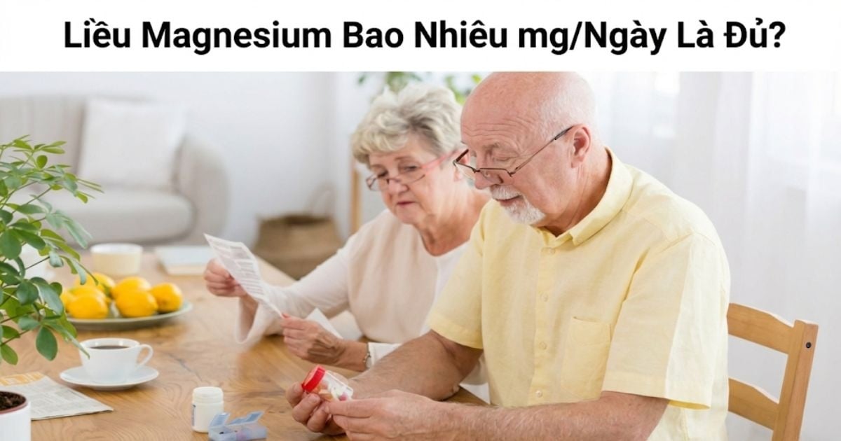 Liều Magnesium Bao Nhiêu mg/Ngày Là Đủ?