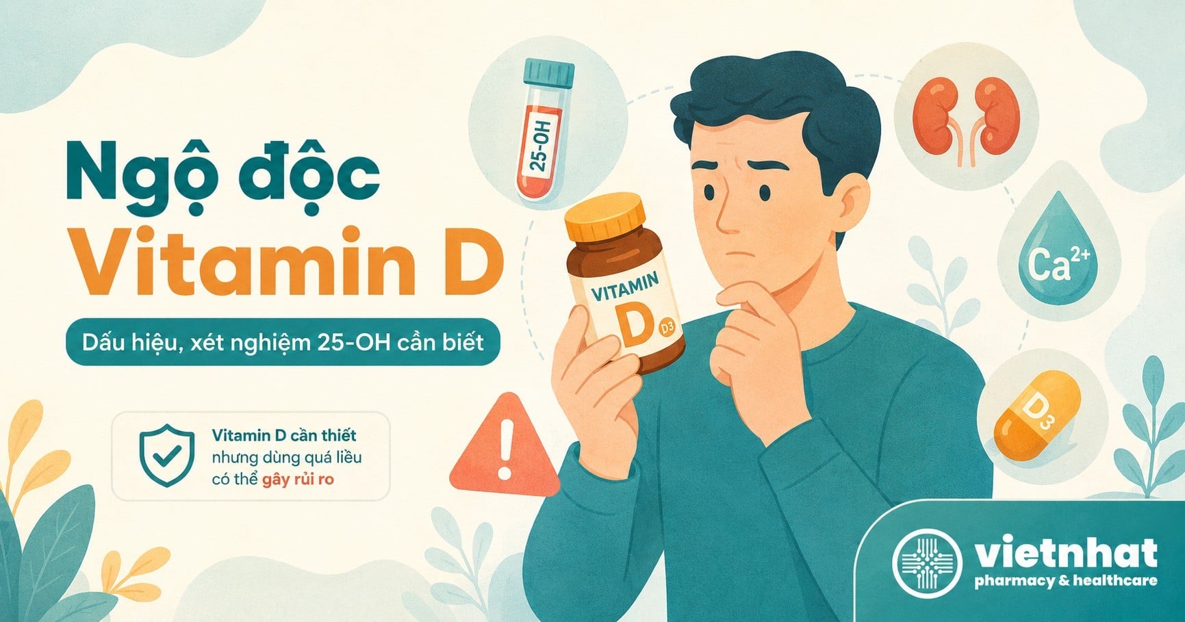 Ngộ Độc Vitamin D: Dấu Hiệu, Xét Nghiệm 25-OH Cần Biết