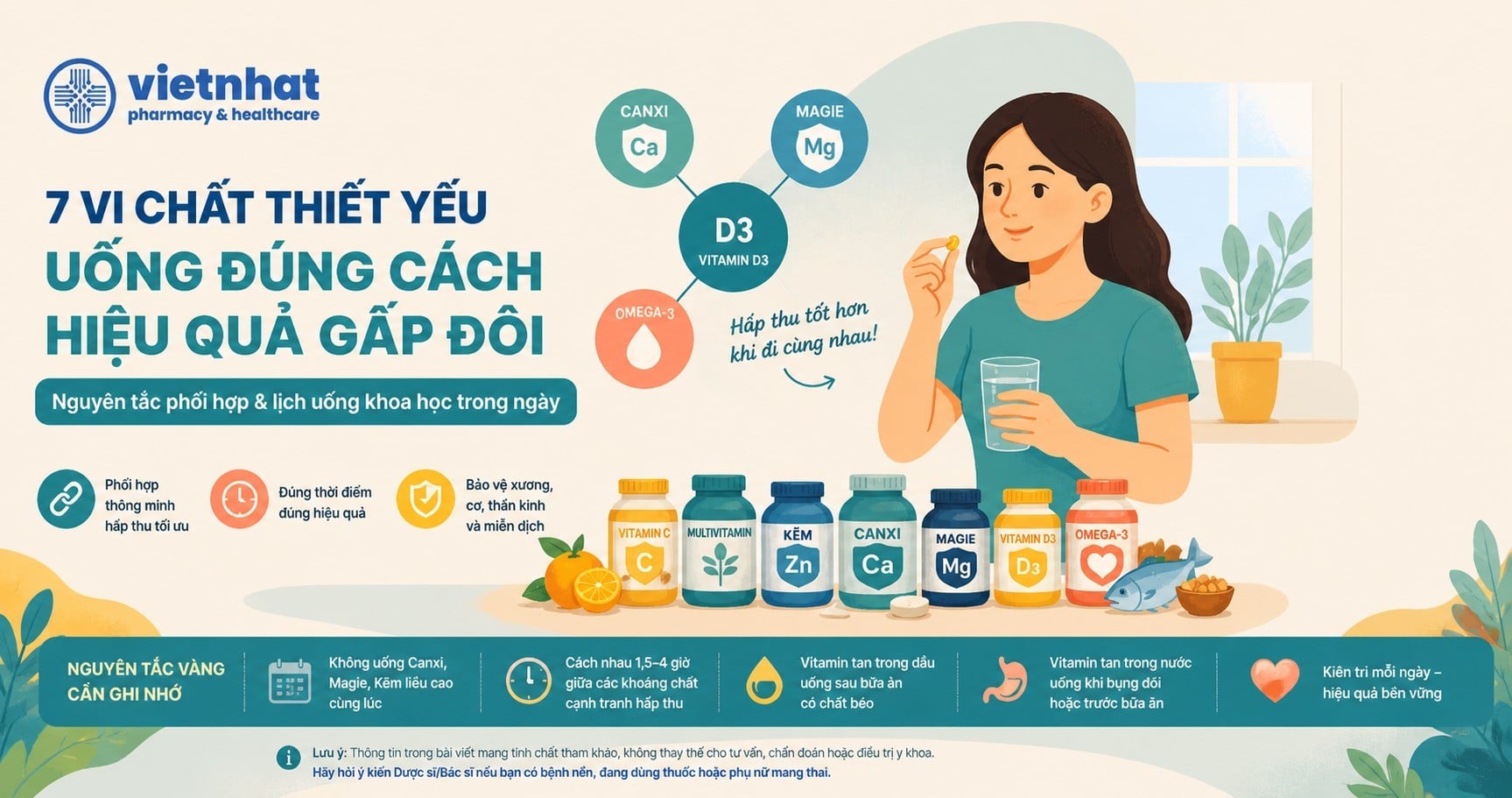 Nguyên Tắc Phối Hợp Các Vi Chất Thiết Yếu