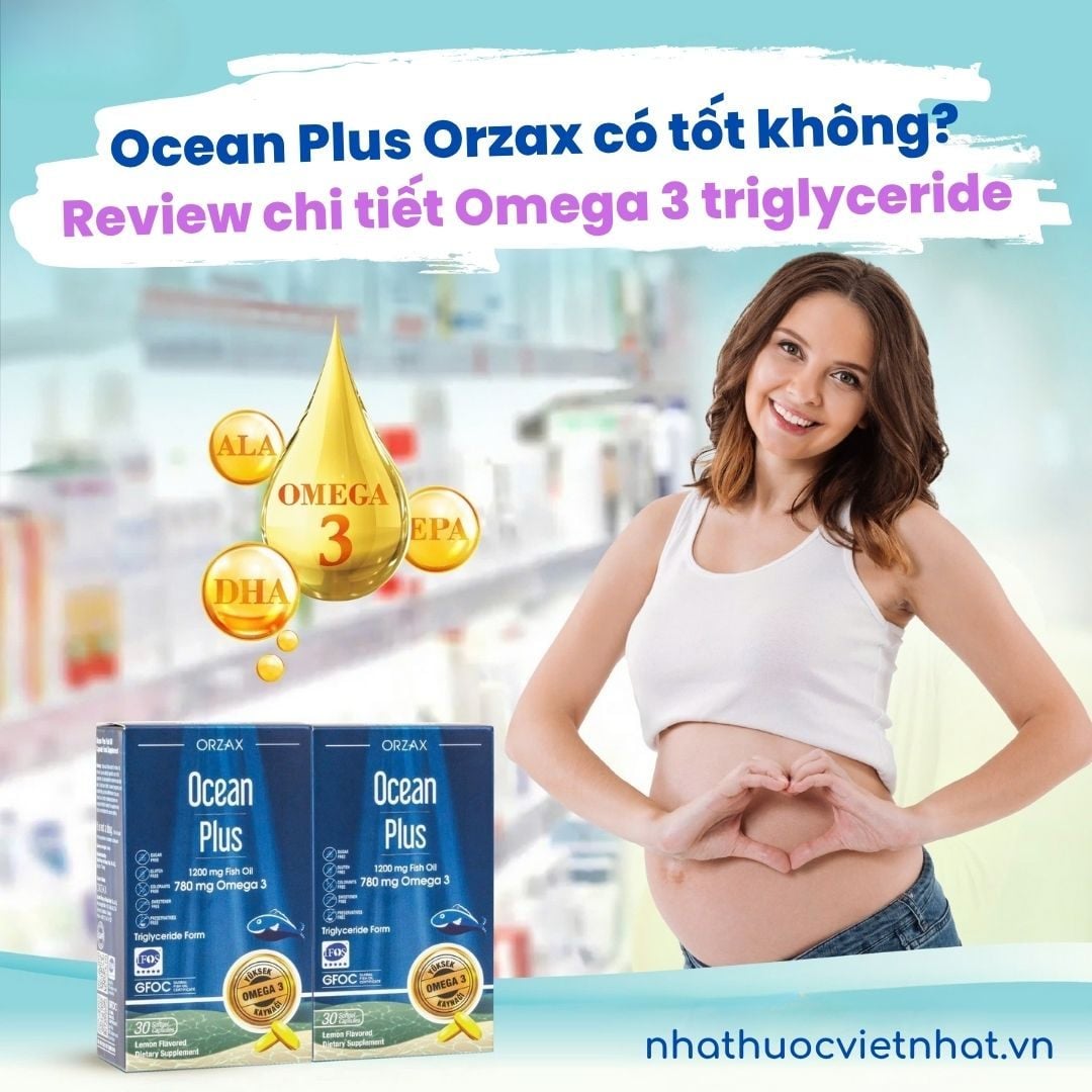 Ocean Plus có tốt không? Review chi tiết Omega 3 triglyceride chất lượng cao từ châu Âu