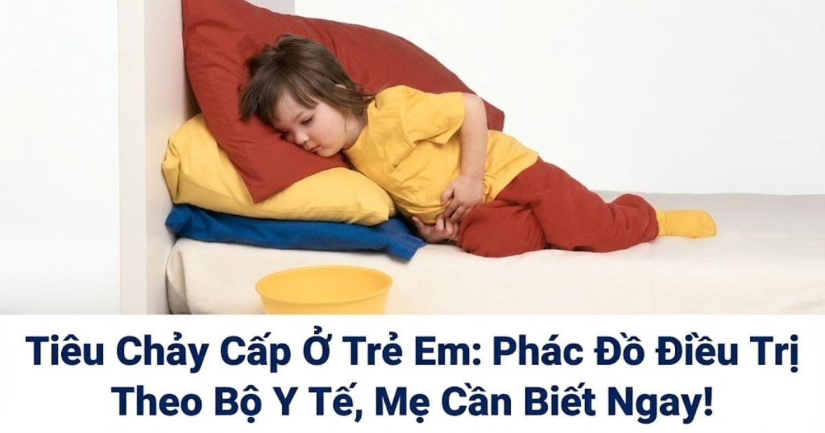 Tiêu Chảy Cấp Ở Trẻ Em: Phác Đồ Điều Trị Theo Bộ Y Tế, Mẹ Cần Biết Ngay