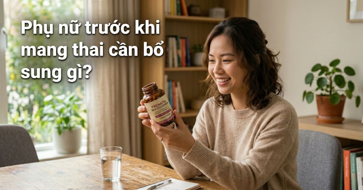 Phụ nữ trước khi mang thai cần bổ sung gì? 7 vi chất 