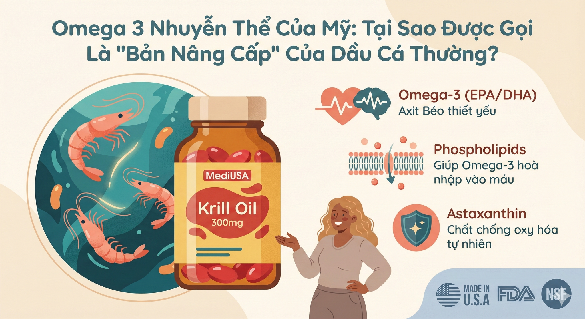 Omega 3 Nhuyễn Thể Của Mỹ: Tại Sao Được Gọi Là 