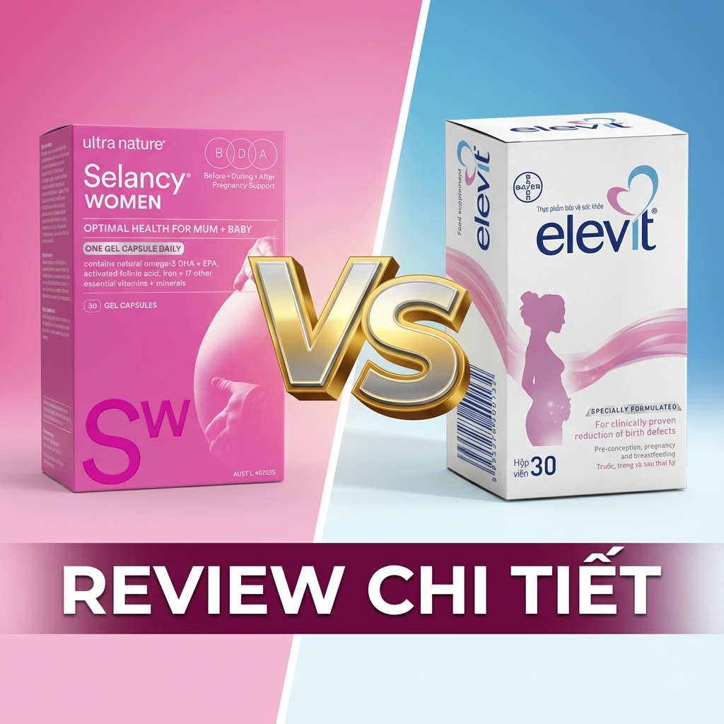 Review Ultra Nature Selancy Women: Vitamin bầu All-in-one từ Úc có tốt không?