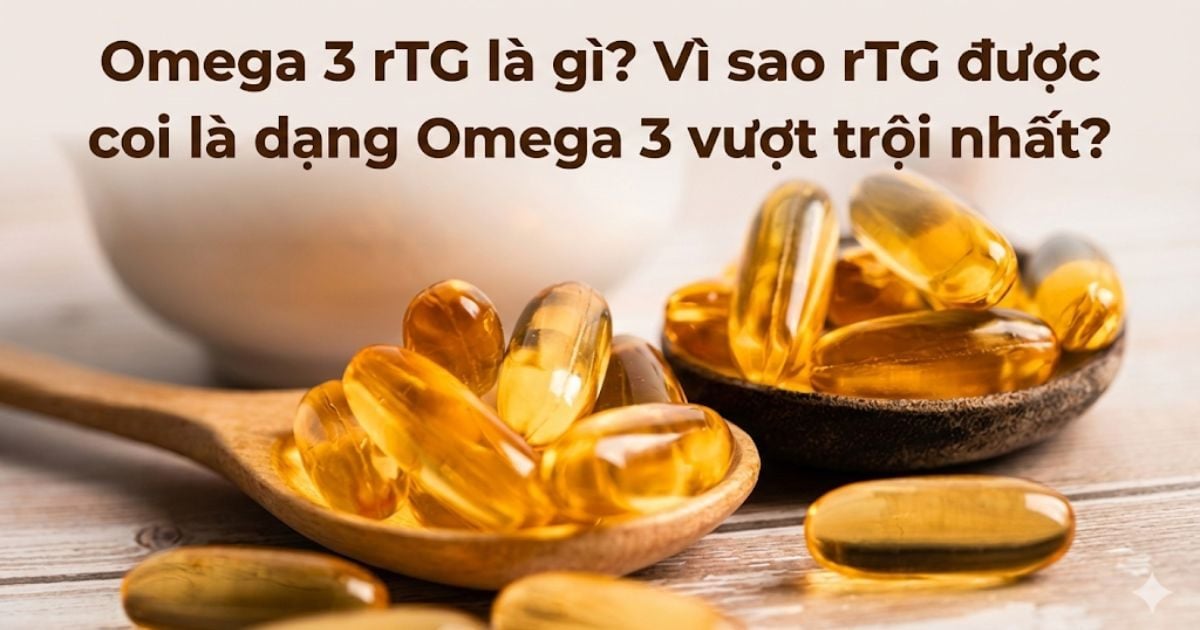 Omega 3 rTG là gì? Vì sao rTG được coi là dạng Omega 3 vượt trội nhất?