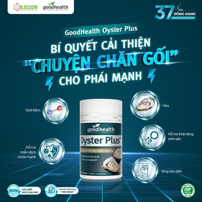 nhathuocvietnhat.vn-Tinh chất hàu Goodhealth Oyster Plus, cải thiện sức khoẻ sinh sản ở nam giới