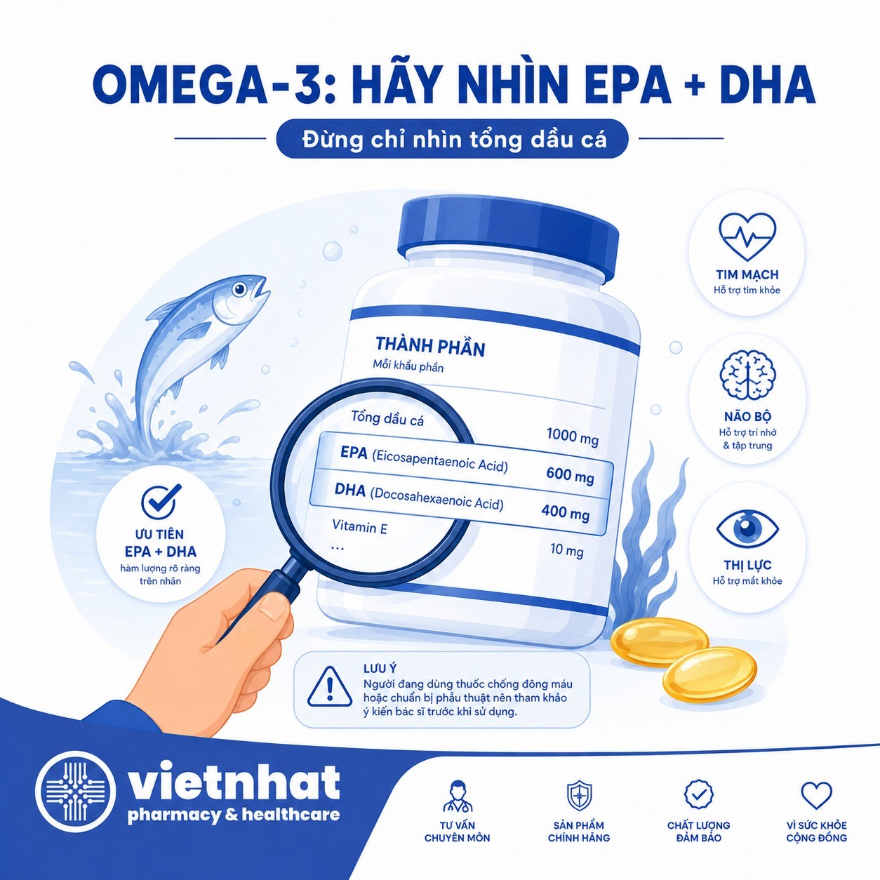 nhathuocvietnhat.vn-Cách đọc hàm lượng EPA và DHA trên nhãn sản phẩm bổ sung omega-3