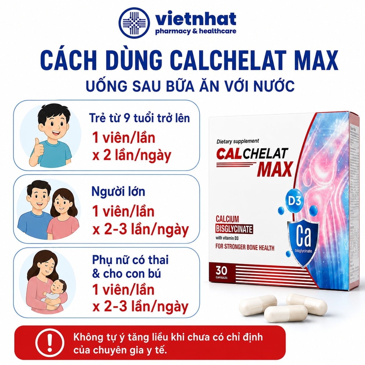 nhathuocvietnhat.vn-Cách uống Calchelat Max