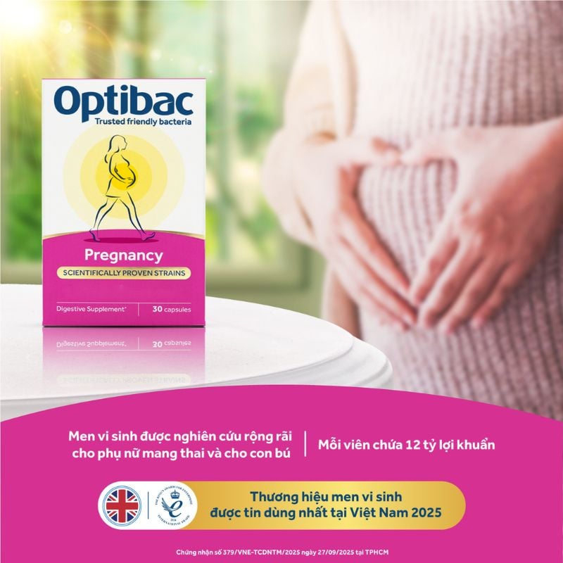 nhathuocvietnhat.vn - Optibac Pregnancy, bổ sung lợi khuẩn cho mẹ bầu và sau sinh