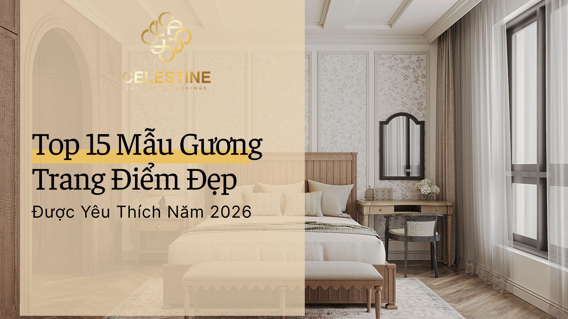 Top 15 Mẫu Gương Trang Điểm Đẹp Được Yêu Thích Năm 2026