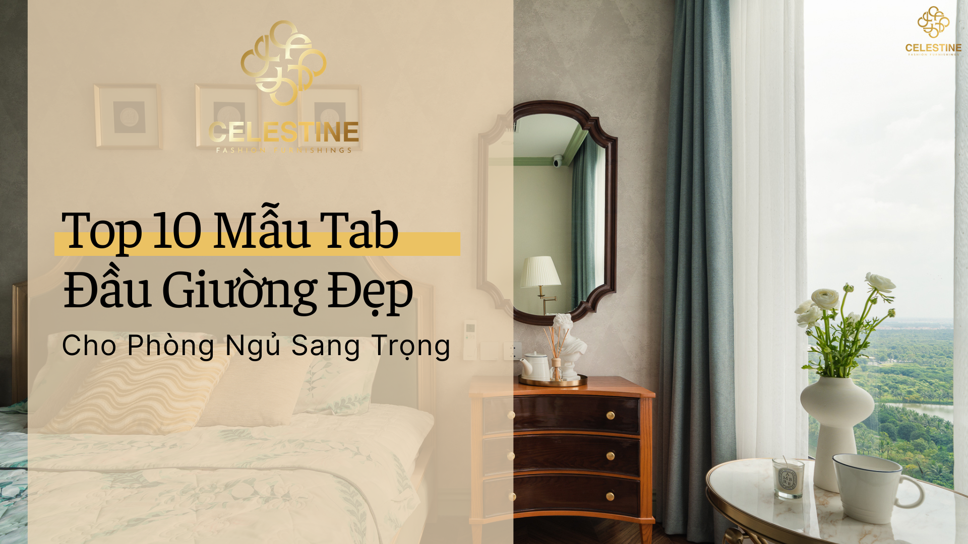 Top 10 Mẫu Tab Đầu Giường Đẹp Cho Phòng Ngủ Sang Trọng